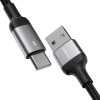 USB kabeļa kabelis - USB -C ātrai A10 sērijas 3A 1,2M melnā krāsai uzlādēšanai