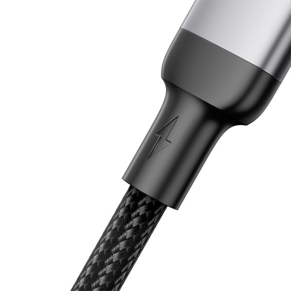 USB kabeļa kabelis - USB -C ātrai A10 sērijas 3A 1,2M melnā krāsai uzlādēšanai