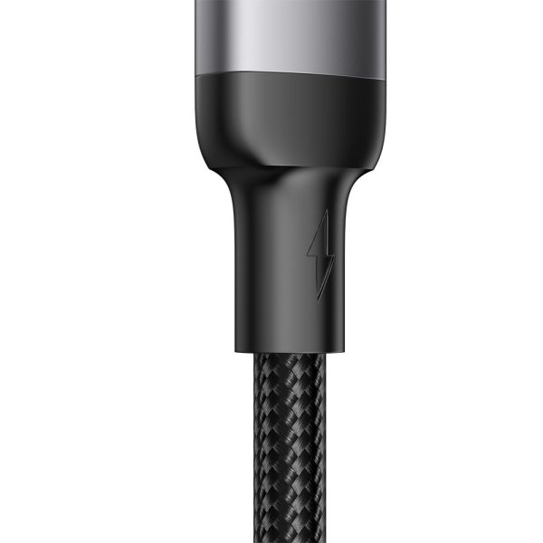 USB kabeļa kabelis - USB -C ātrai A10 sērijas 3A 1,2M melnā krāsai uzlādēšanai