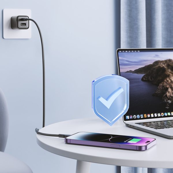 Kabelis iPhone pārspēj sērijas USB -C - zibens 20w 1,2m melns