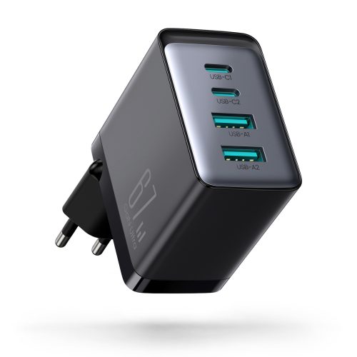 GAN 67W 2X USB 2X USB-C lādētājs + USB-C kabelis 1