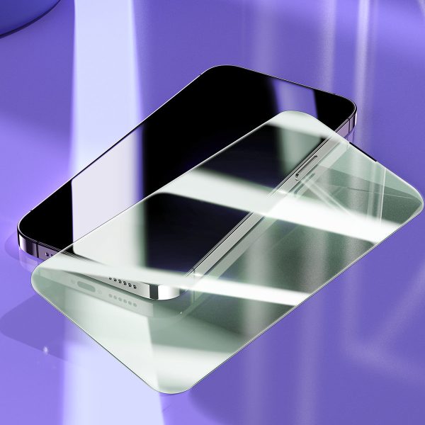 Rūdīts stikls iPhone 14 Pro Max visā ekrānā 0,3 mm pret zilu gaismu
