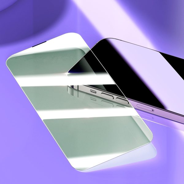 Rūdīts stikls iPhone 14 Pro visam ekrānam 0,3 mm pret zilu gaismu