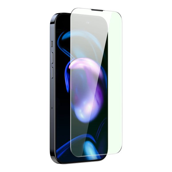 Rūdīts stikls iPhone 14 Pro visam ekrānam 0,3 mm pret zilu gaismu