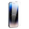 Rūdīts stikls iPhone 14 Pro Max visā ekrānā ar 0,3 mm skaļruņa pārsegu