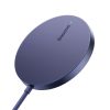 Vienkāršs mini3 magsafe qi 15w violetais magnētiskais induktīvais lādētājs