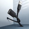 USB 2,0 480MB/s 1,5 m melna kabeļa kabeļa paplašinājuma kabelis