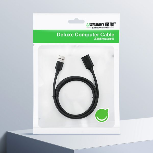 USB 2,0 480MB/s 1,5 m melna kabeļa kabeļa paplašinājuma kabelis