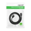 Elastīgs elastīgs kabelis USB 2,0 480MB/s 1,5 m melnais kabelis