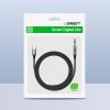 Kabeļu audio kabelis USB -C pinums - mini ligzda 3,5 mm 1m pelēks