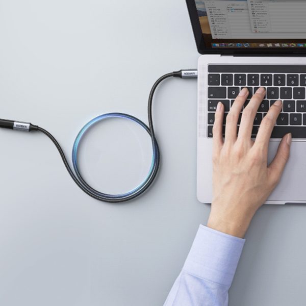 Izturīgs kabeļa pagarinājuma kabelis 3,1 10 GB/s 1m pelēks