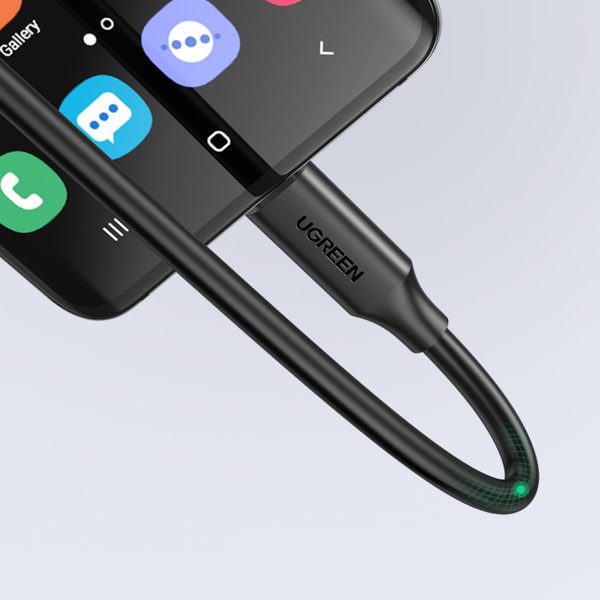 USB-C 100W 10GB/s 1m melna kabeļa pagarinājuma kabelis