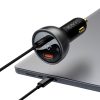 USB-C-C PD3.1 140W automašīnas lādētājs + USB-C 1M