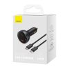 USB-C-C PD3.1 140W automašīnas lādētājs + USB-C 1M