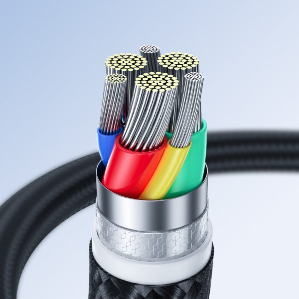 Izturīgs iPhone pārspēj sērijas USB -C - Lightning 20W 0,25m melns