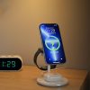 3in1 stenda indukcijas stacija iPhone AirPods Pro Apple Watch Black