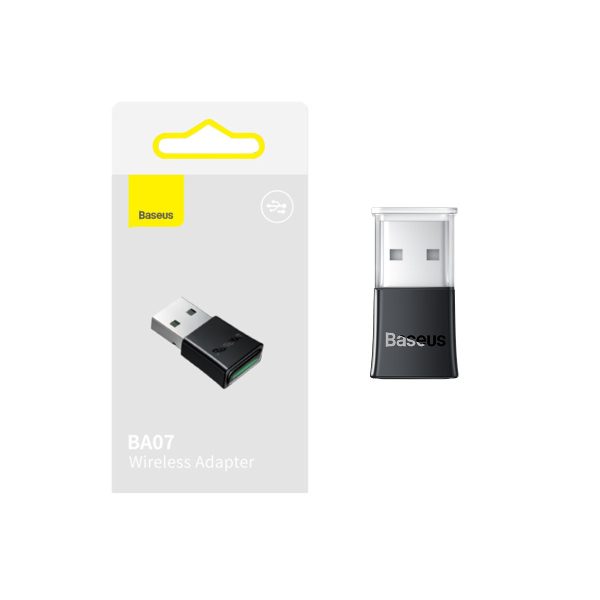 Adaptera savienotāja Bluetooth uztvērējs 5.3 USB diapazons 20m melns diapazons