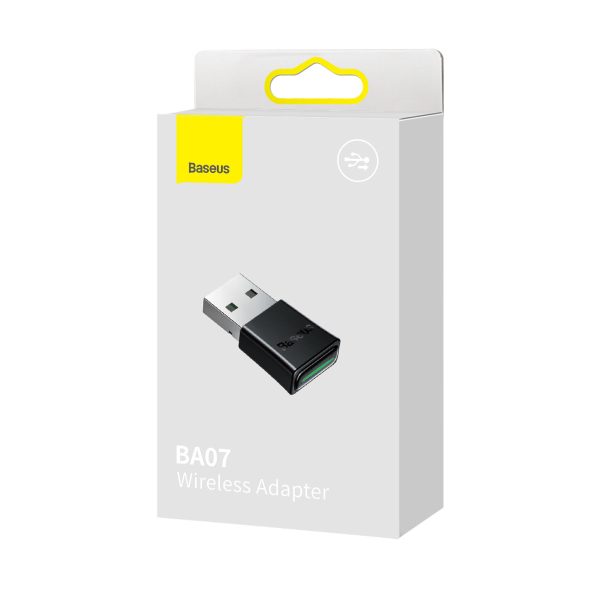 Adaptera savienotāja Bluetooth uztvērējs 5.3 USB diapazons 20m melns diapazons
