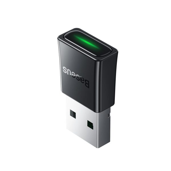 Adaptera savienotāja Bluetooth uztvērējs 5.3 USB diapazons 20m melns diapazons