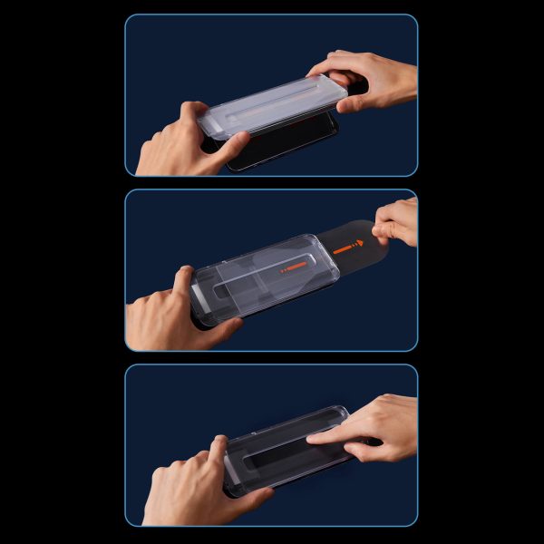 Rūdīts stikls iPhone 14 Pro visam ekrānam 0,4 mm pret spiegu komplekta filtru
