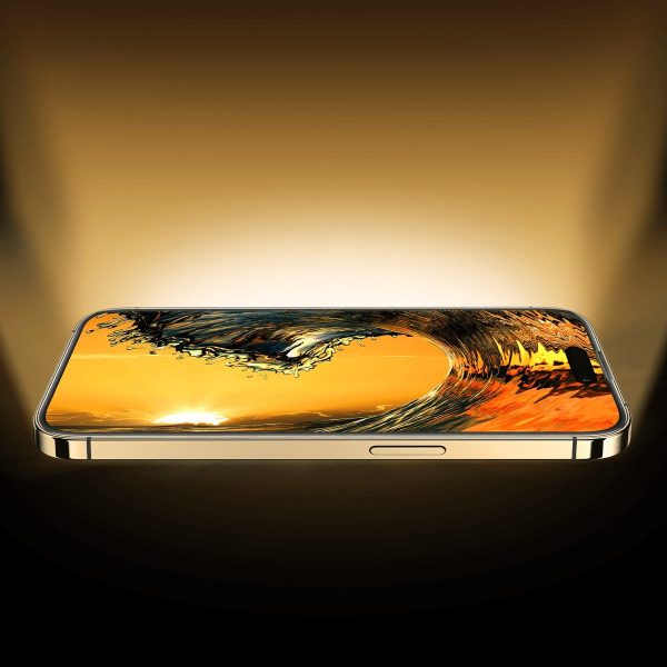 IPhone 14 Pro Max rūdīts stikls ar 0,4 mm skaļruņu komplektu