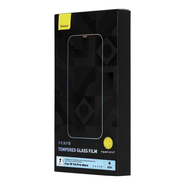 IPhone 14 Pro Max rūdīts stikls ar 0,4 mm skaļruņu komplektu