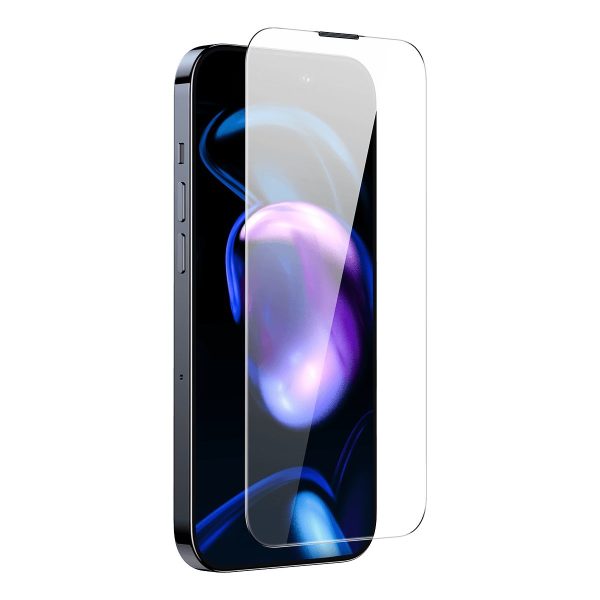 Rūdīts stikls iPhone 14 Pro ar 0,4 mm skaļruņu komplektu