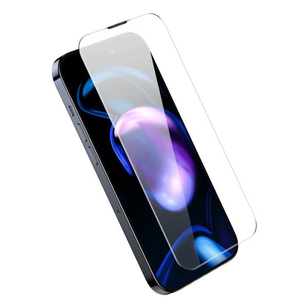 Rūdīts stikls iPhone 14 Pro ar 0,4 mm skaļruņu komplektu