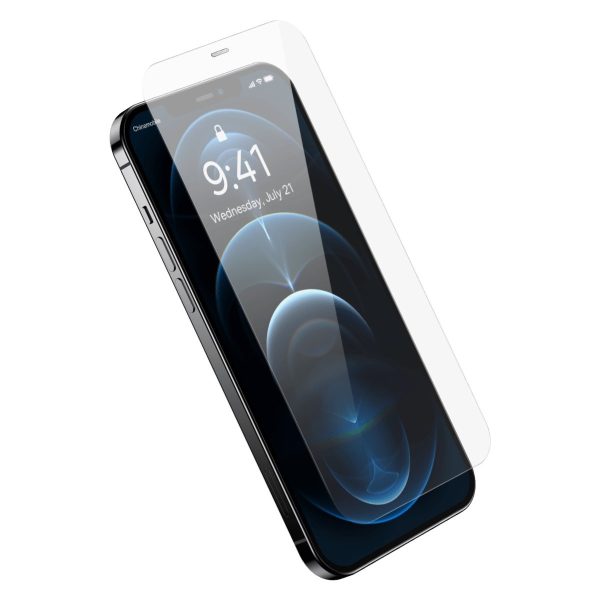 Rūdīts stikls iPhone 12 pro max ar 0,4 mm skaļruņu komplektu
