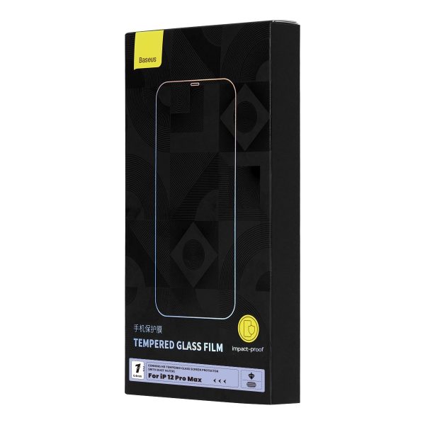 Rūdīts stikls iPhone 12 pro max ar 0,4 mm skaļruņu komplektu
