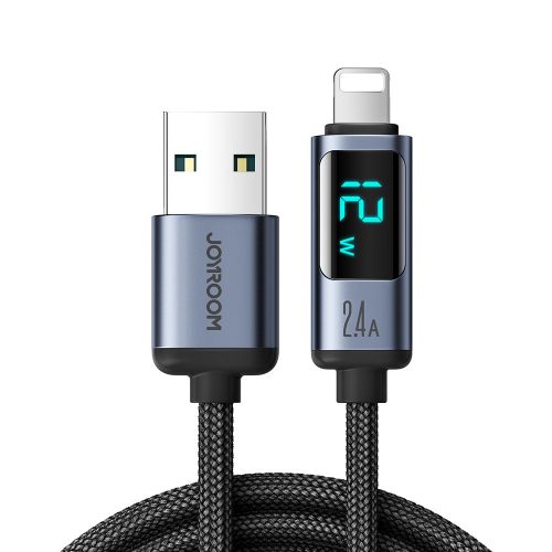 IPhone kabelis ar LED zibens displeju - USB -A 2