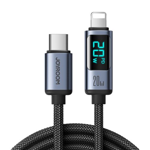 IPhone kabelis ar LED zibens - USB -C 2