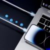 IPhone kabelis ar USB -C LED indikatoru - Lightning 20 W 2m White