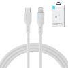 IPhone kabelis ar USB -C LED indikatoru - Lightning 20 W 2m White