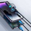 Automašīnas lādētājs 60W PD USB-C USB-A Black
