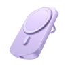 PowerBank 6000mAh bezvadu ar 20 W magsafe indukcijas lādētāju purpursarkanu