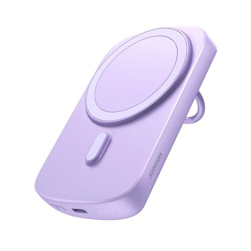 PowerBank 6000mAh bezvadu ar 20 W magsafe indukcijas lādētāju purpursarkanu