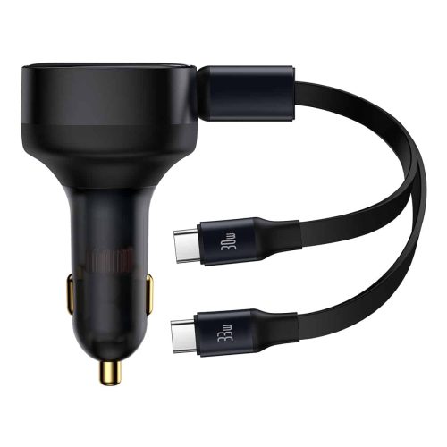 2in1 automašīnas lādētājs 33W 2x USB-C entle