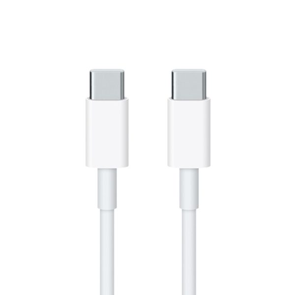 Apple oriģinālais kabeļa kabelis MacBook USB-C-USB-C 2M baltais balts Apple oriģinālais kabeļa kabelis MacBook USB-C-USB-C 2M baltais balts
