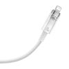 Kabeļa vads iPhone Explorer sērijā USB -C - Lightning 20W 2m White White