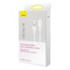 Kabeļa vads iPhone Explorer sērijā USB -C - Lightning 20W 2m White White