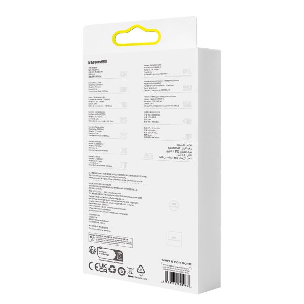 Kabeļa vads iPhone Explorer sērijā USB - Lightning 2,4A 2m balts