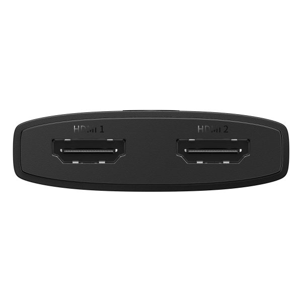 2in1 divu ceļu adapteris airjoy hdmi 4k 60Hz melns