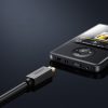 USB kabeļa kabelis - mini USB 480Mbps 1m melns