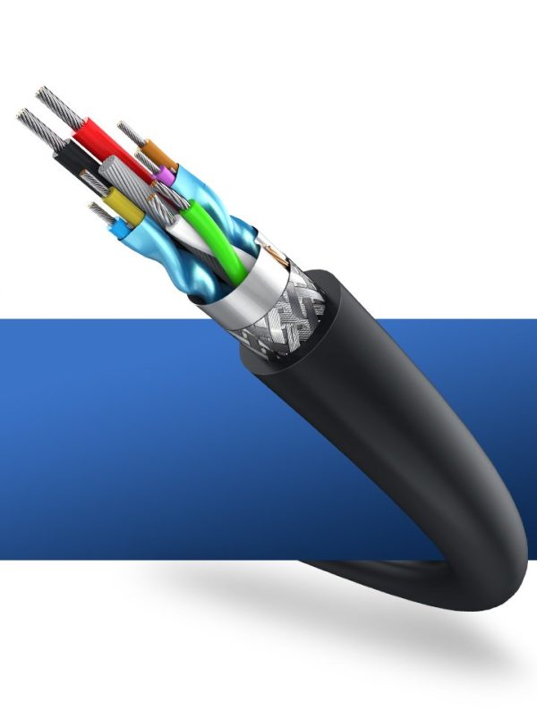 USB 3,0 1m melna kabeļa kabeļa pagarinājuma kabelis