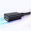 USB 3,0 1m melna kabeļa kabeļa pagarinājuma kabelis