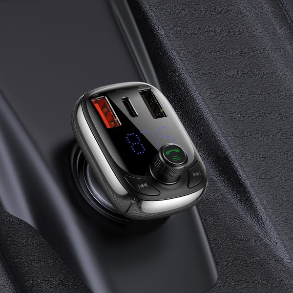 2in1 Bluetooth raidītājs + automašīnas lādētājs S-13 ārzemju izdevums melns