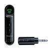 Bluetooth automašīnu raidītājs aux mini ligzda 3,5 mm aizjūras izdevums melns