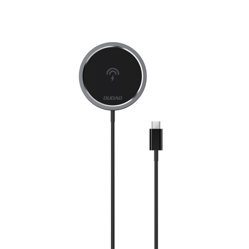 Magnētiskais induktīvais lādētājs MagSafe 15W melnā krāsā