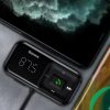 Bluetooth bezvadu FM raidītājs ar S-16 ārzemju izdevumu melnais lādētājs